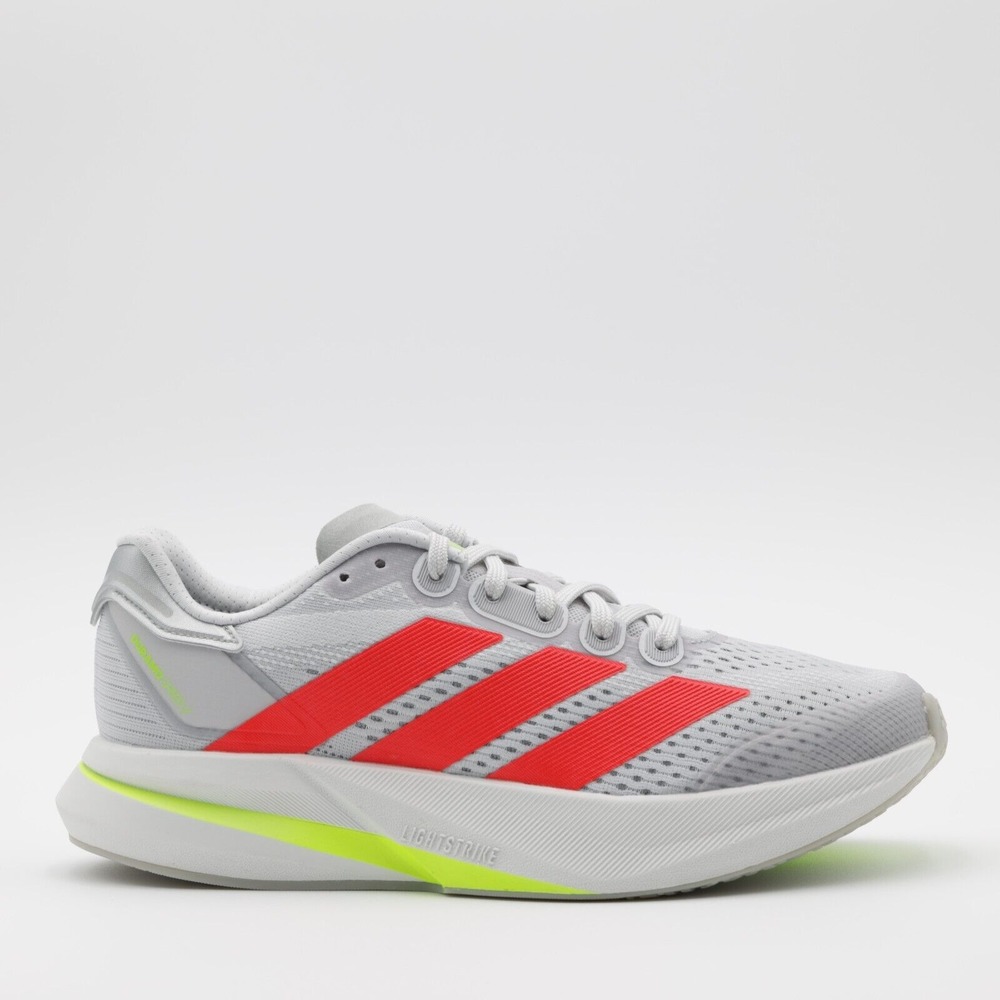 Adidas Women's Duramo Speed 2 Breathable Wide‎ Running Shoes Gray/Red Size 8 - Picture 2 of 11
